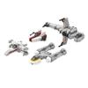 MOC Space Movie Series Micro Imperial Spaceship Building Blocks Mini Republic Starfighters Gunship Model DIY Boy Puzzle Toy Gift