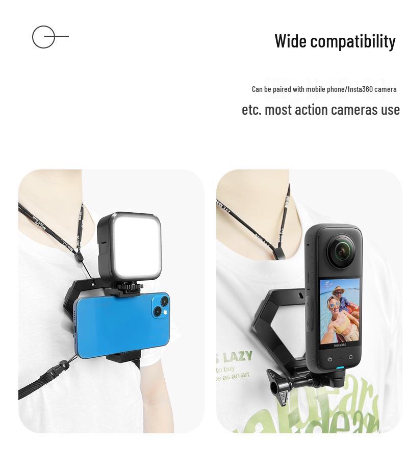 Držák do auta z hliníkové slitiny pro GoPro: Držák pro živé vysílání z pohledu první osoby s magnetickou základnou.