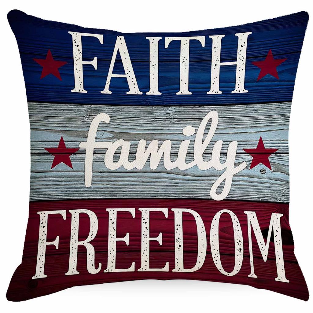 New Linen Printed Pillow Creative Letter Pillow Case Living Room Sofa Pillow