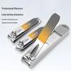 Anti-Splash Nail Clipper Set: Stylish, Portable Manicure Tools for Home Use