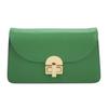Metal Logo Leather Handheld Shoulder Crossbody Bag Small Women Bags Green PHMP0026Y0-P2644-00V62