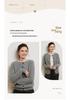 Women's Slimming Cable Knit Cashmere Cardigan - Long Sleeve, Warm, Round Neck, Single-Breasted