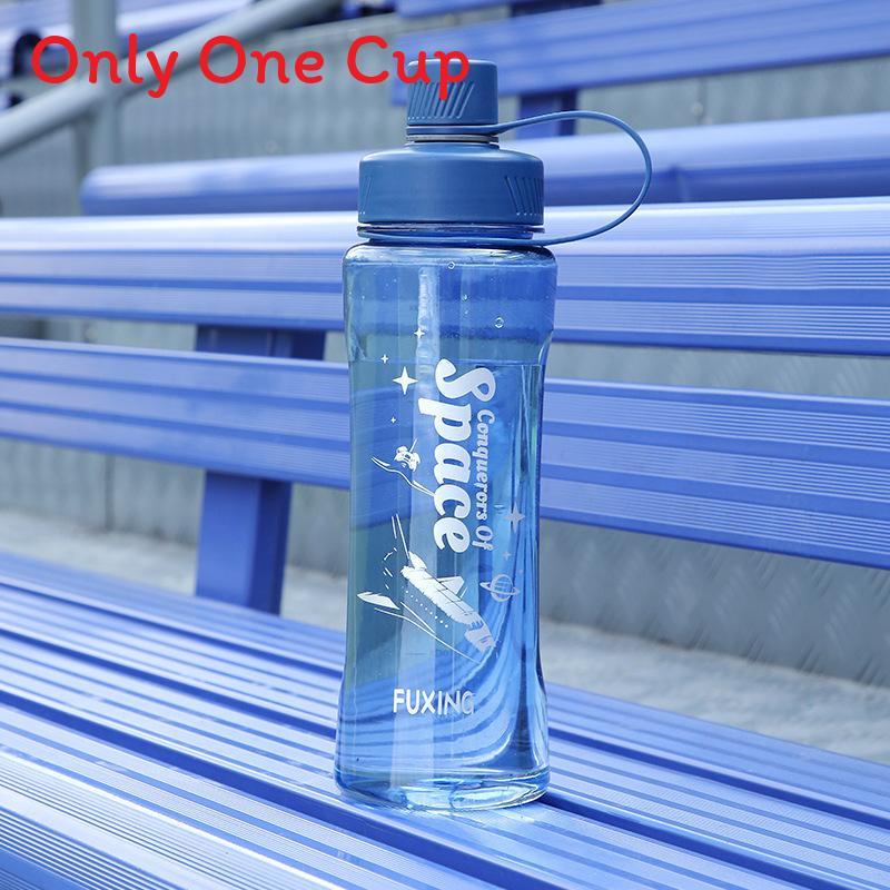 

Modern Minimalist Plastic Water Cup With High Temperature Resistance For Men And Women 1000ml синий