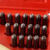 38PC Numeric English Letter Steel Stamp Set Metal Punch Printing Leather Pattern Tool