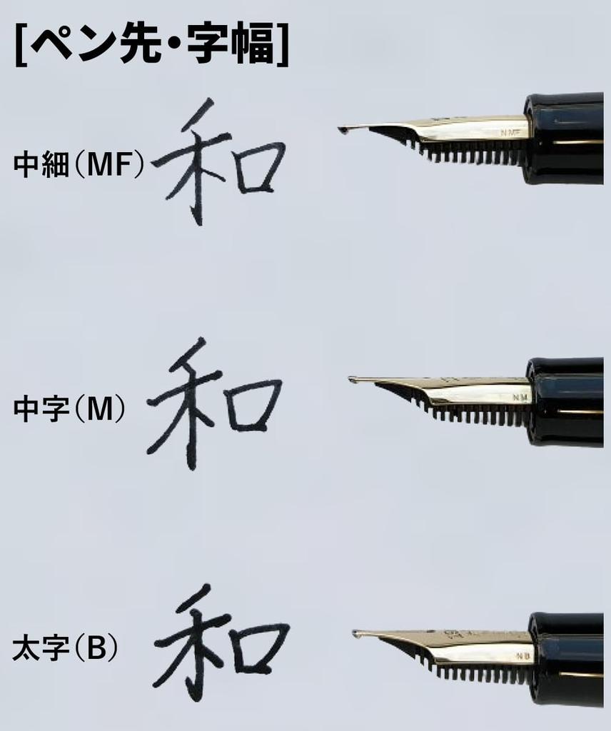 Sailor Fountain Nagato 21K Converter Support Set Pen, Togi, Bold, Gold, Large, 10-7121-620, Included, Kit, 3-Piece