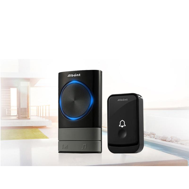 GZDL 150m Remote Control Wireless Doorbells 45 Different Tunes Adjustable Volume Doorbell