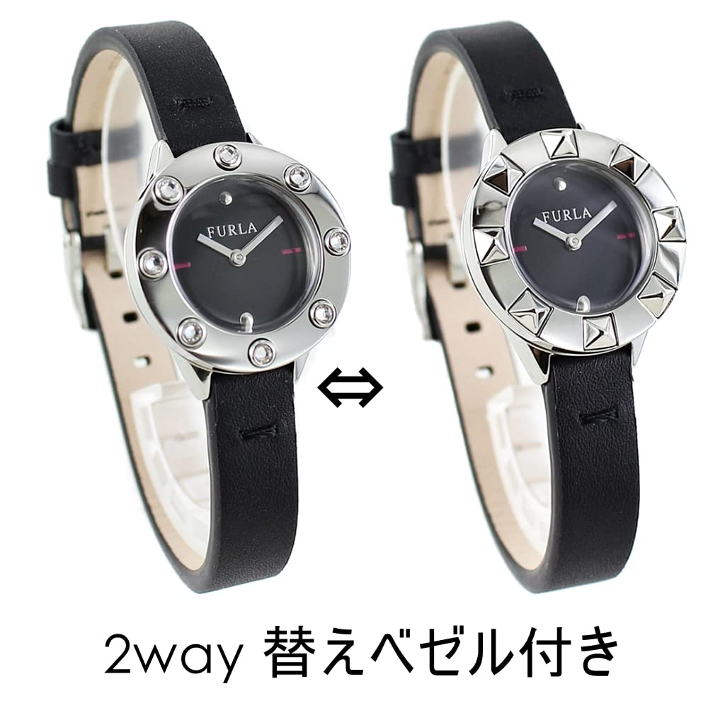 FURLA Watch with Replacement Bezel Black R4251116505 [FURLA] Women's [Item]