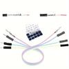 Dupont Connector 620-Kit 2.54mm Pitch Single Row Male Headers, Dupont Crimp Pins for 3D Printer and FPV Jumper Wire, Ribbon Cable