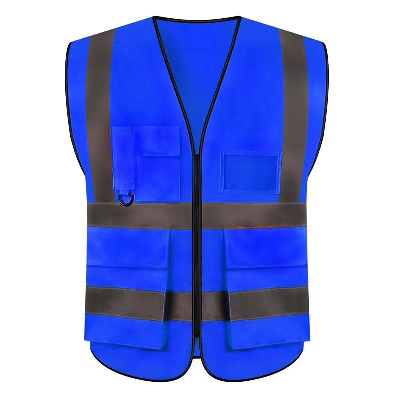 Fluorescent Reflective Safety Vest for Construction and Road Workers