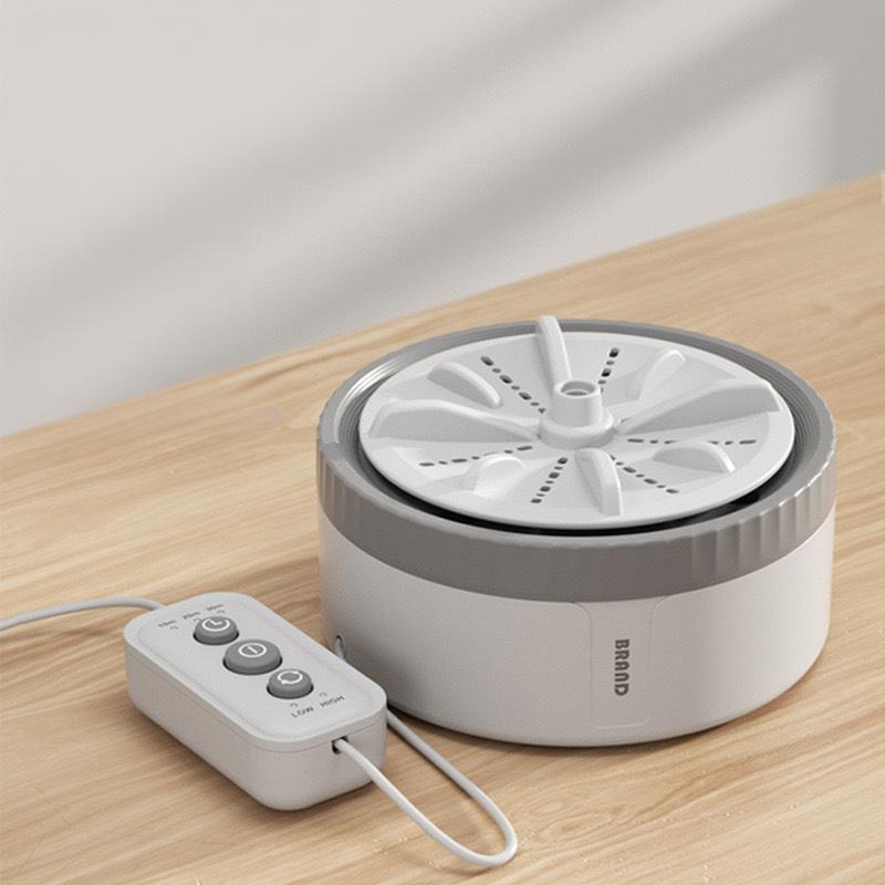 Máquina de Lavar Mini com Temporizador de 3 Marchas Máquina de Lavar Portátil com Turbina Rotativa Máquina de Lavar Roupa Íntima Meias Roupas de Bebê
