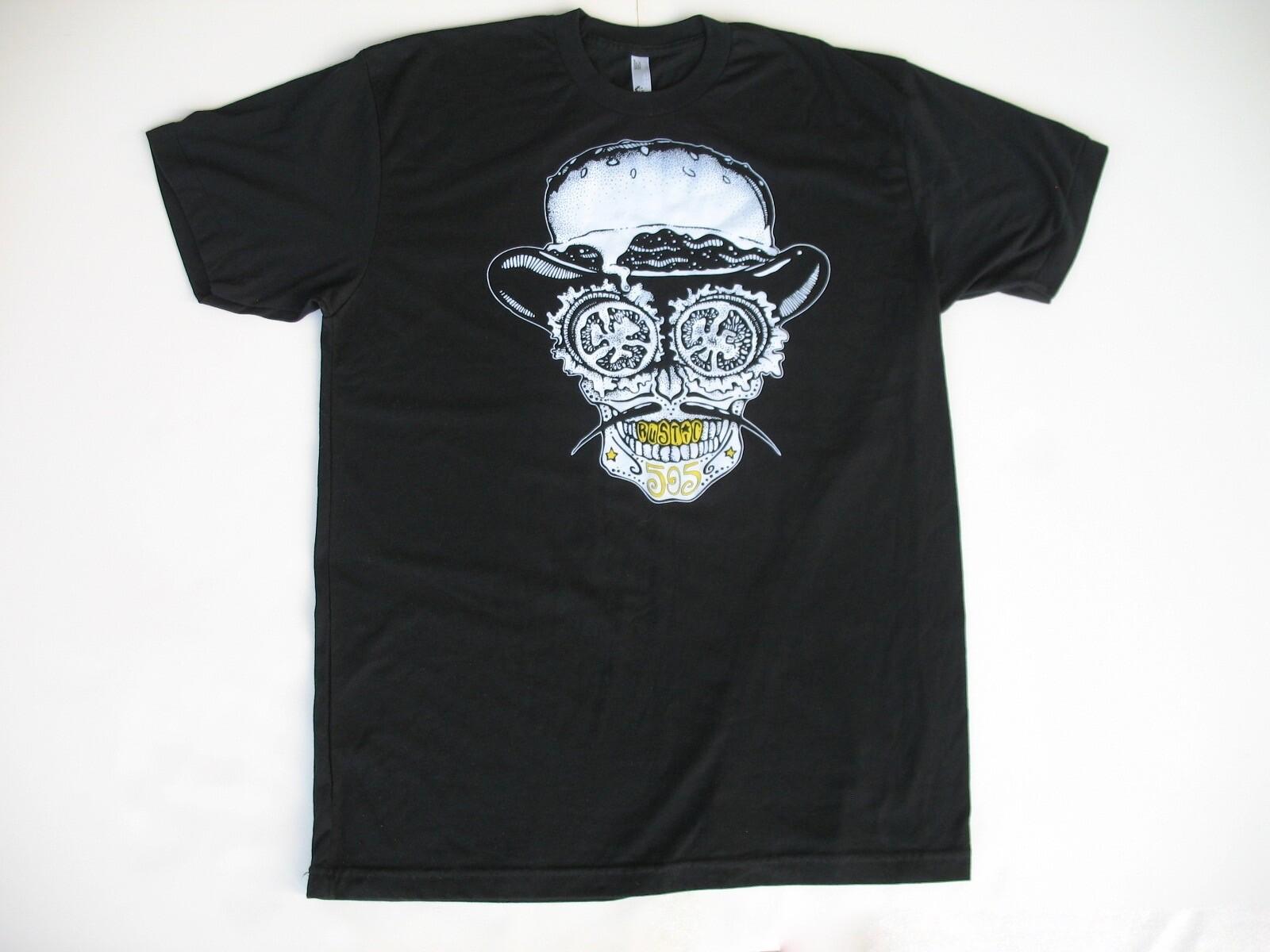 

Day Of The Dead Skull Steam Punk T-Shirt Mens Large Short Sleeve 5XL різнокольоровий