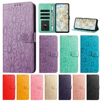 Daisy Cover Phone Case For Honor 200 Smart 90 Magic 7 Lite X9C X7C X50i Huawei P50 P40 P30 P20 Pro Y6P Book Style Leather Wallet