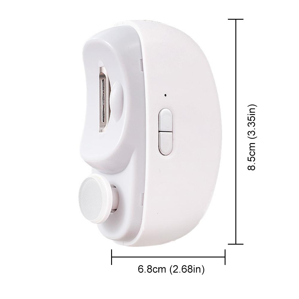 Automatic Fingernail Cutter USB Charging Electric Manicure Nail Trimmer Anti Splash Safety Nail Clipper for Men Women