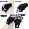 Polyester Blend Men Flip Top Gloves Warm Women Half Finger Mittens  Cold Weather