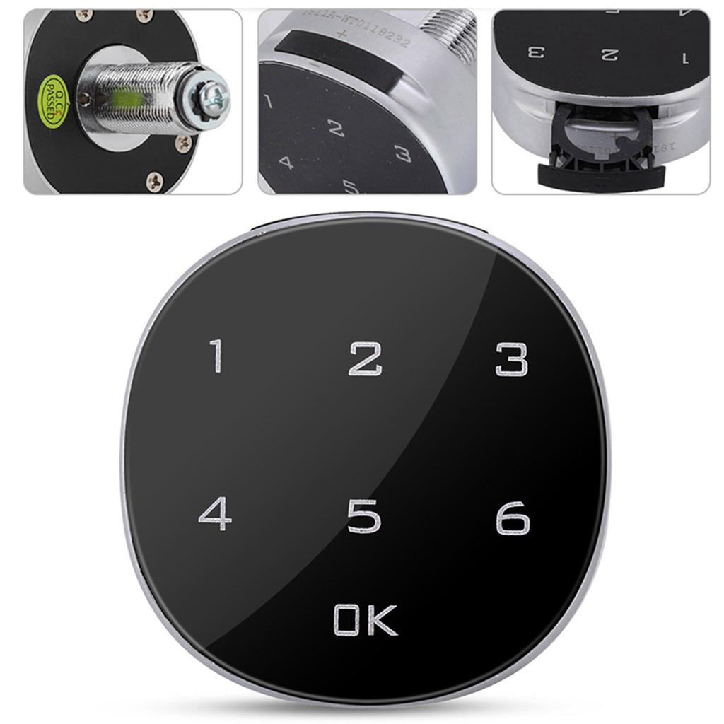 Electronic Cabinet Lock Zinc Alloy Enhanced Safety Flexible Setting Digital Password Keyless Lock