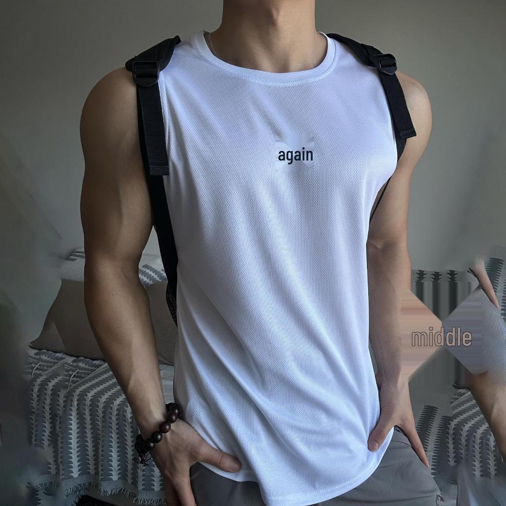 Quick-Dry Streetwear Muscle Tank - Sleeveless Summer Fitness & Running Shirt