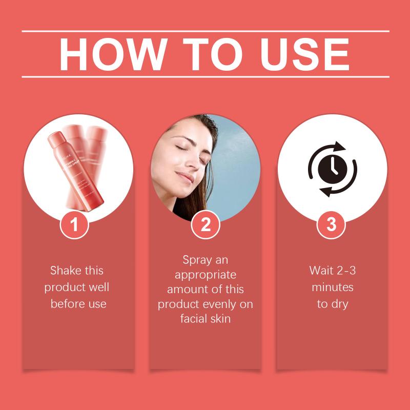 Setting Spray Feuchtigkeitsspendend Feuchtigkeitsspendend Leicht Make-up Finisher Schnelltrocknend Nichtfettend für Pendler und Reisen