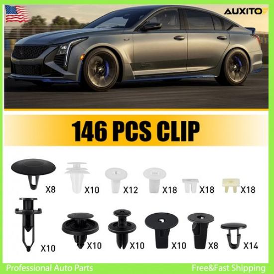 Fender Clip Hood Bumper Door Trim Retainer for Fastener Accessories 146X Toyota