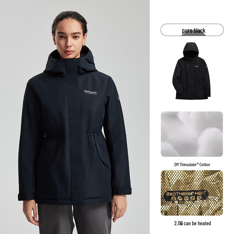 NORTHLAND Women's 2025 Winter Windproof Waterproof Fleece-Lined Jacket