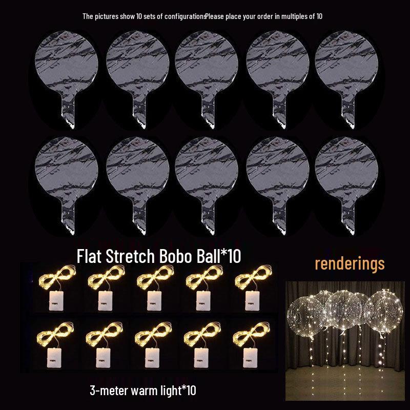 

Светодиодный светящийся шар Бобо прозрачный шар для украшения вечеринки