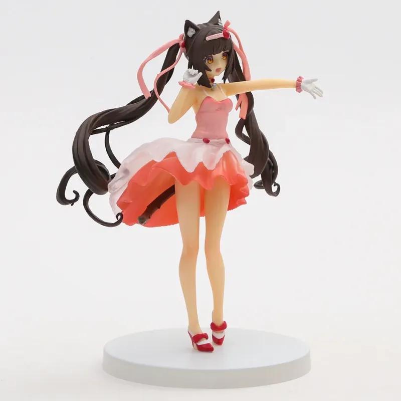 Nekopara Chocola Vanilla Cocktail Dress Ver Figure PVC Model Collection Gift Decoration Figurine