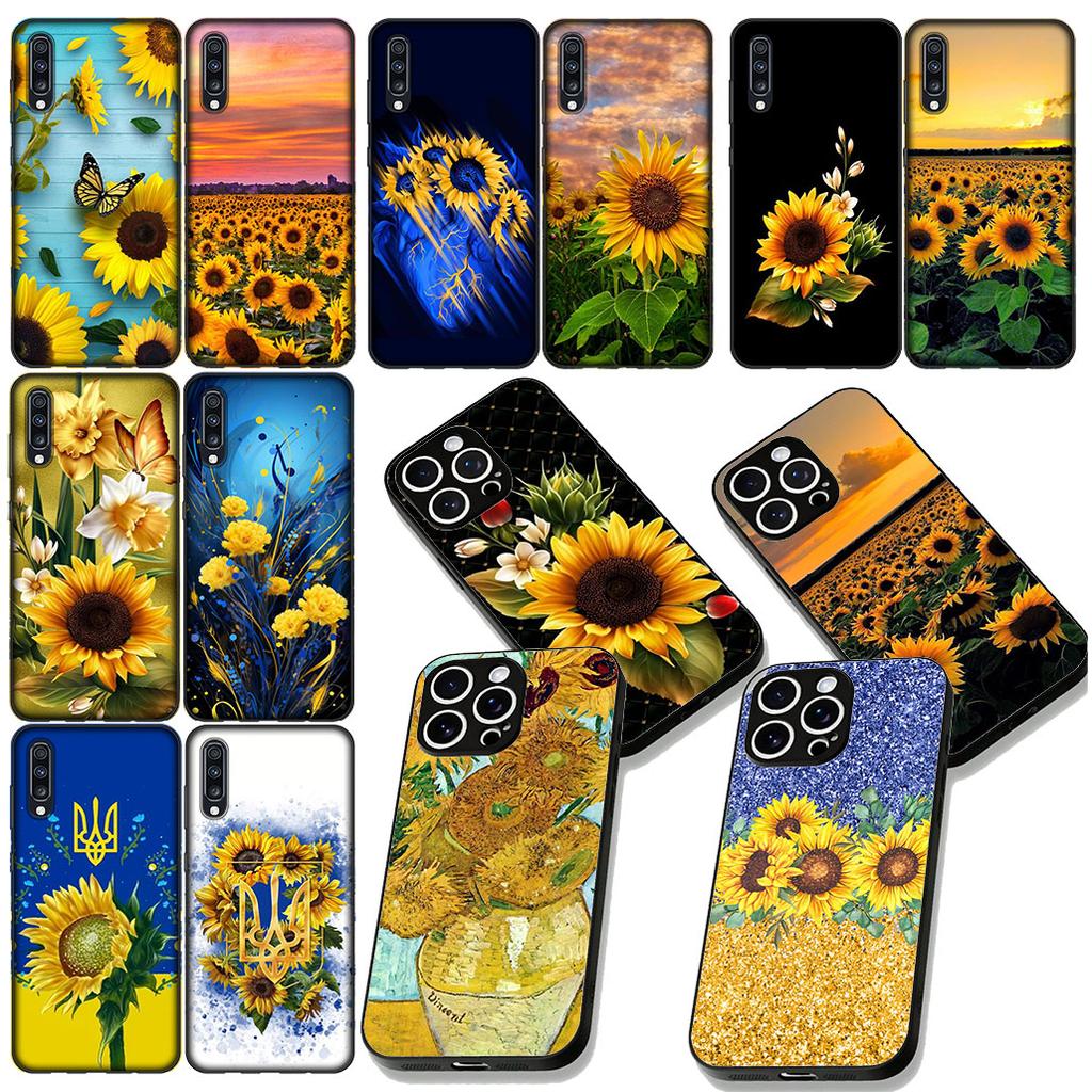 Yellow Sunflower Flower Phone Cover for OPPO A40 A60 A80 A38 A18 A17 A16 A78 A79 A54 A25 A57 4G 5G Casing Coque Case