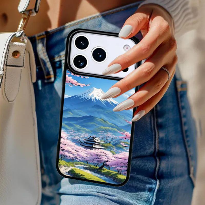 Mount Fuji Phone Case For iPhone 17 Air 14 15 13 12 Max Cover For Apple 16e 11 Pro Max Plus Coque