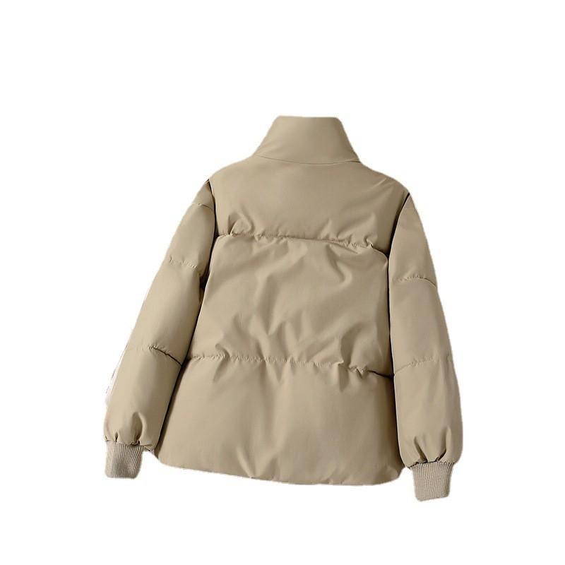 Womens Short Hooded Puffer Coat Winter Thick Casual Cotton Padded Jacket