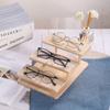 Wooden Eyewear Stand Holder Eyeglasses Organizer Sunglasses Display Case Glasses Display Rack