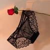 Women's Seamless Quick-Dry Breathable Summer Underwear, Thin Style with Butt-Lifting, Cotton Crotch, and Lace Trim for a Sexy Look