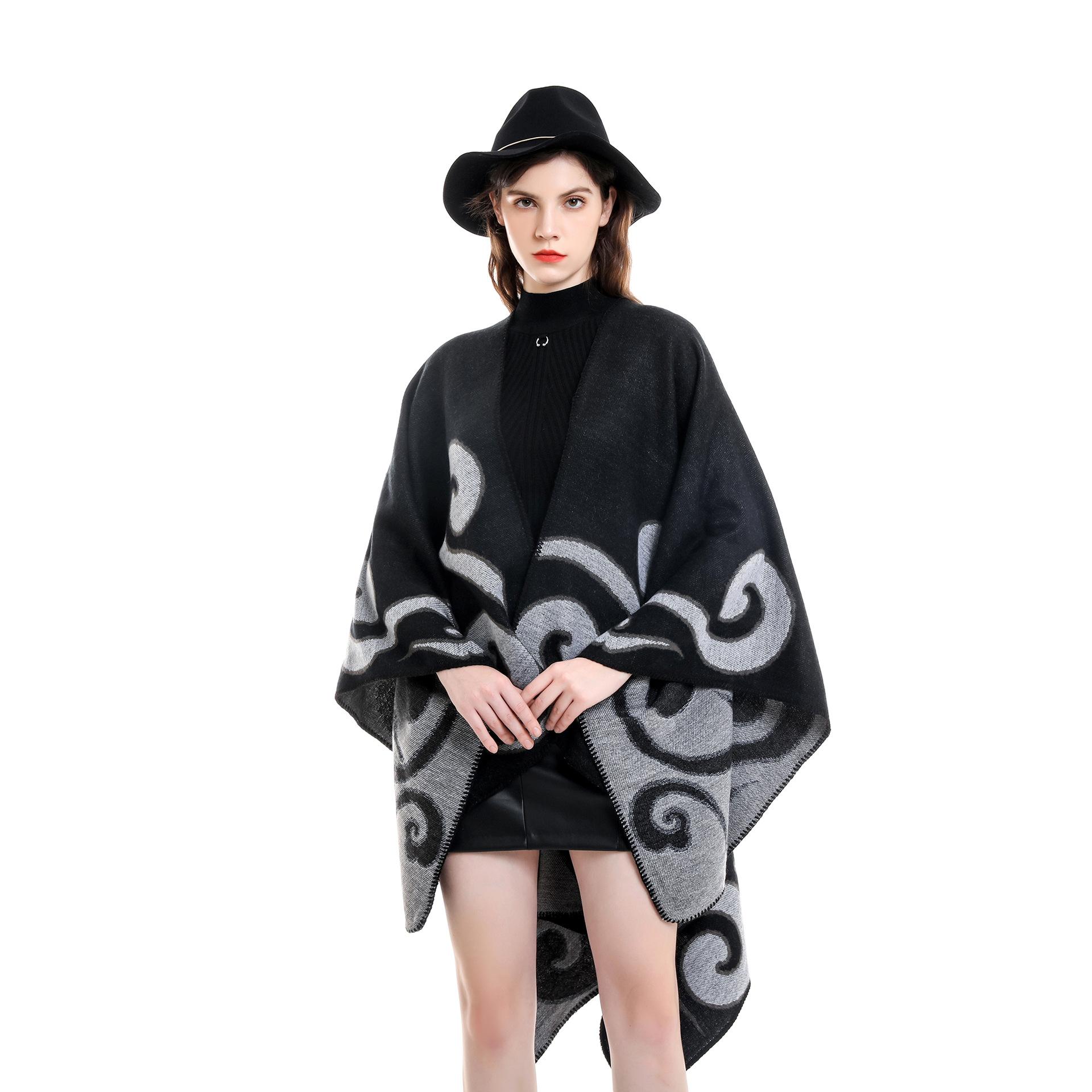 

Этнический богемный геометрический узор большого размера имитация кашемира шаль плащ бесконечность шарф дизайнерский шарф женский роскошный