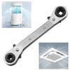 Ratchet Wrench 3 16 3 8 5 16 Refrigeration Equipment Spanner Square Ratchet Wrench Maintenance Wrench Ratchet Wrench
