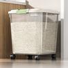 5/10/15Kg Rice Container Rice Storage Box Sealed Cereal Dispenser Insect Proof Pet Food Container Kitchen Organizer