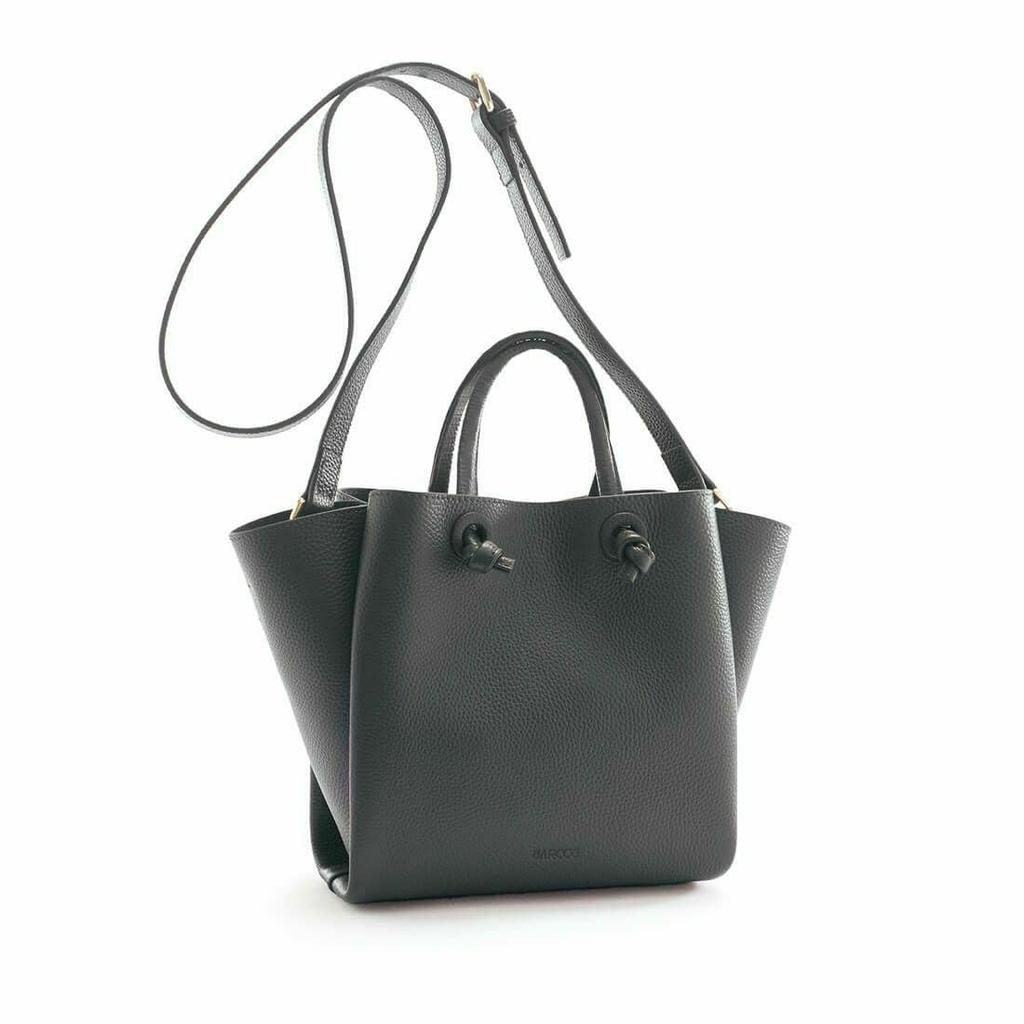 Barcos Leather One Bordeaux 2-Way Handbag, Women's, Size,