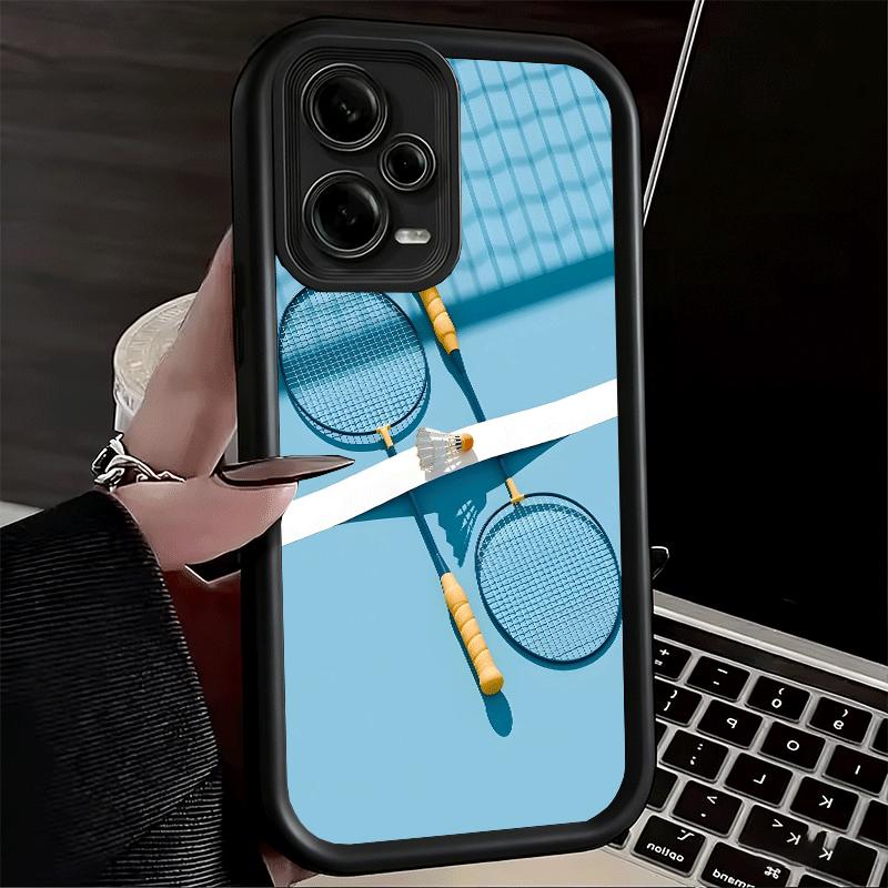 Phone Case for Xiaomi Redmi Note 15 14 13 Pro Plus Badminton Sport Shell 12S 11 11S 11T 5G 14S Soft Silicone Funda