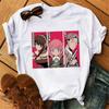 Anime Spy X Family T-shirt Japan Harajuku Fashion Short-sleeved T-shirt Summer Top Kawaii O-neck Women's T-shirt Top