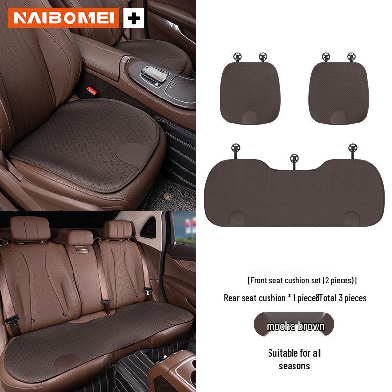 Breathable Ice Silk Lumbar Support Cushions for Mercedes-Benz & Luxury Cars