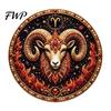 Dekoracja domu Sztuczna Perła Sztuka Znak Zodiaku Zestaw, 12 Znaków Malowanie DIY Artystyczny Prezent dla Nastolatków Zestawy, Okrągły 3D Konstelacja Rękodzieło Ścienne Zestaw dla Dorosłych,
