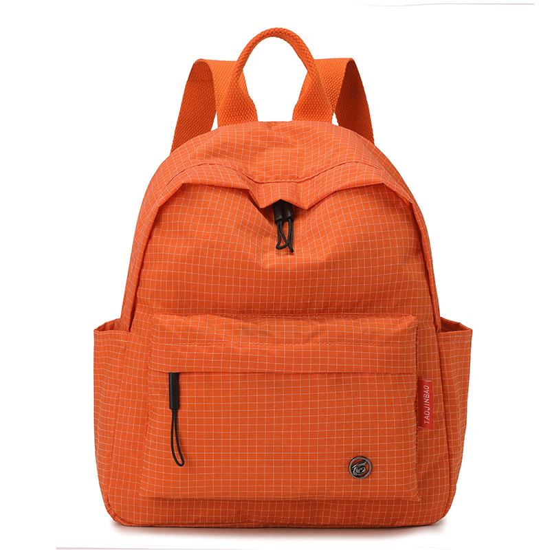 Schultasche Karierter Rucksack Damen 1011 Neue Mode Koreanische Ausgabe Oxford-Stoff Kleine Schultasche Rucksack für Damen Reisen Schultasche