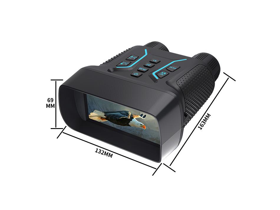 New 4.5" 4K Night Vision Binoculars with 400m Infrared Telescope