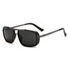 2023 New Arrival Mens Double Bridge Designer Sunglasses Metal Black Lens Oversize Women Men Polarized Uv400 Sunglasses