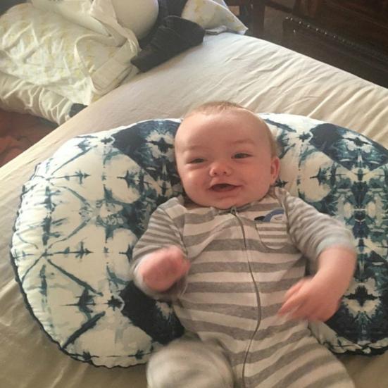 U-form blomst elastisk barsel baby amming ammeputetrekk