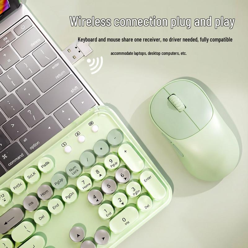 EWEADN V96 Bluetooth Dual-Mode Keyboard and Mouse Combo