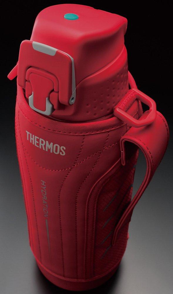 Thermos Vacuum Insulated Sports Bottle, 1.0L, Red, FFZ-1000F R