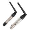Stage Lighting Control Wireless Transmitter Receiver System 2 in 1 3 Pin with Male Female Plug