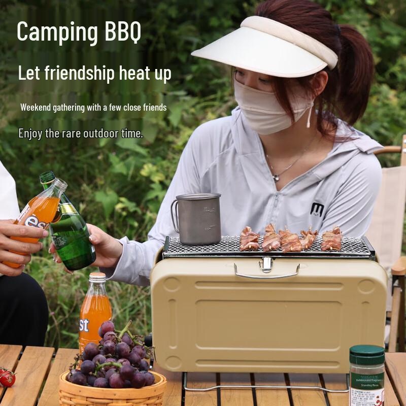 Portable Folding Charcoal BBQ Grill