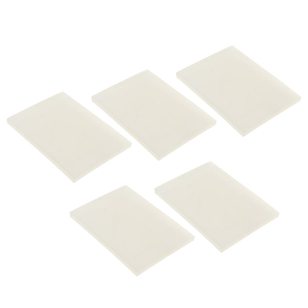 5pcs Stamp Carving Block Soft Rubber Block DIY Hand Made Crafts for Carving Stamps 10x7.5x0.5cm