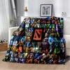 3D Klassiker Spiel Dota2 Gamer Decke, Weiche Wohndecke für Zuhause Schlafzimmer Bett Sofa Picknick Reise Büro Ruhe Abdeckung Decke Kinder