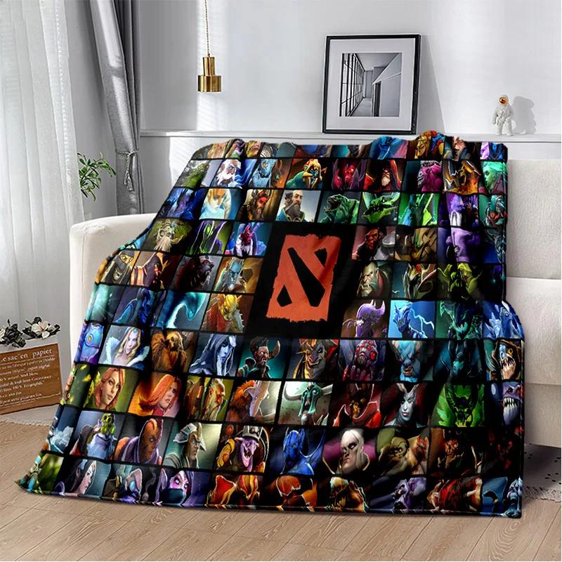 

3D классическое игровое одеяло Dota2 Gamer, мягкое одеяло для дома, спальни, кровати, дивана, пикника, путешествия, офиса, отдыха, одеяло, детское одеяло 75x90cm