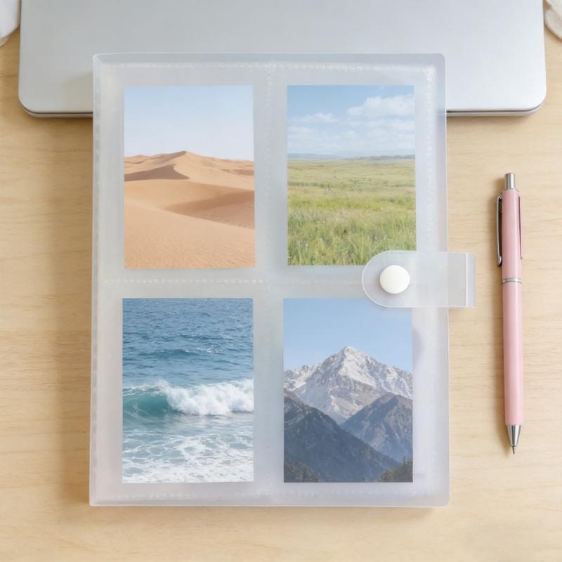 Portable Memorabilia Organizers Photo Card Train Ticket Card Collection Book Photocard Holder Small Photo Album